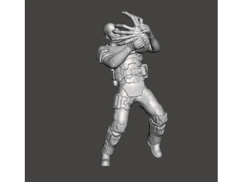 FACEHUGGER ATTACK MINIATURE MODEL FOR SCIFI AND FANTASY GAMES RPG DND 3D Print Model
