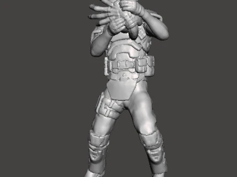 FACEHUGGER ATTACK MINIATURE MODEL FOR SCIFI AND FANTASY GAMES RPG DND 3D Print Model