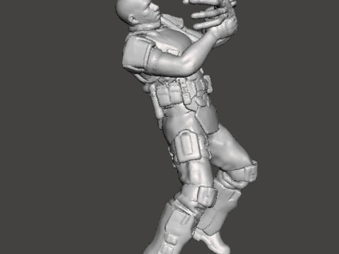 FACEHUGGER ATTACK MINIATURE MODEL FOR SCIFI AND FANTASY GAMES RPG DND 3D Print Model