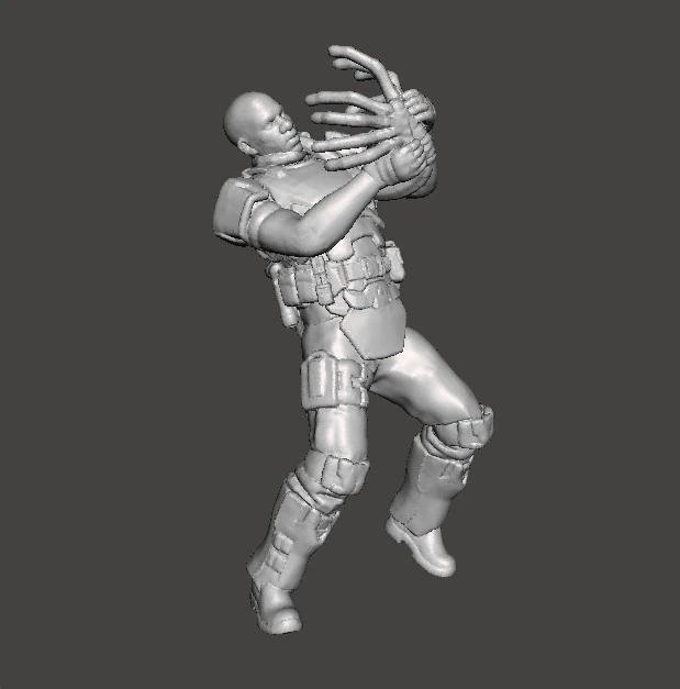 FACEHUGGER ATTACK MINIATURE MODEL FOR SCIFI AND FANTASY GAMES RPG DND 3D Print Model .c4d .max .obj .3ds .fbx .stl .blend