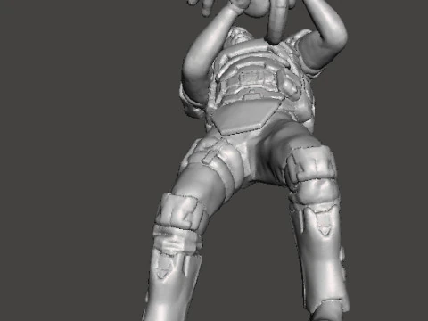 FACEHUGGER ATTACK MINIATURE MODEL FOR SCIFI AND FANTASY GAMES RPG DND 3D Print Model