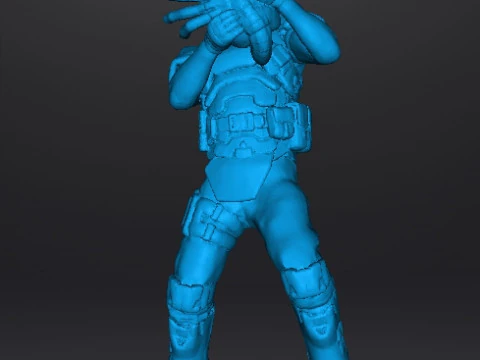 FACEHUGGER ATTACK MINIATURE MODEL FOR SCIFI AND FANTASY GAMES RPG DND 3D Print Model