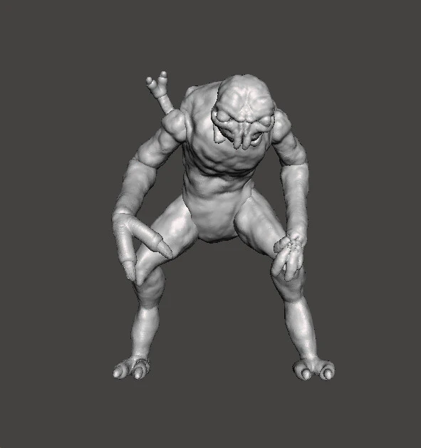 BRUNDLEFLY CLASSIC MONSTER MINIATURE MODEL HORROR OR FANTASY GAMES RPG DND 3D Print Model .c4d .max .obj .3ds .fbx .stl .blend 