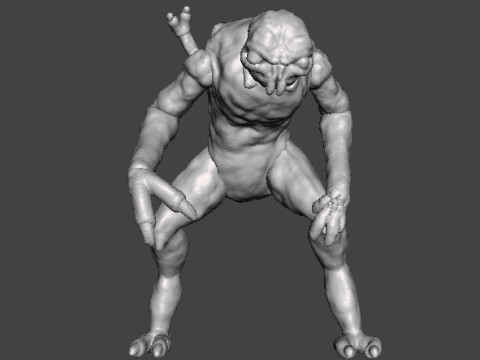 BRUNDLEFLY CLASSIC MONSTER MINIATURE MODEL HORROR OR FANTASY GAMES RPG DND 3D Print Model