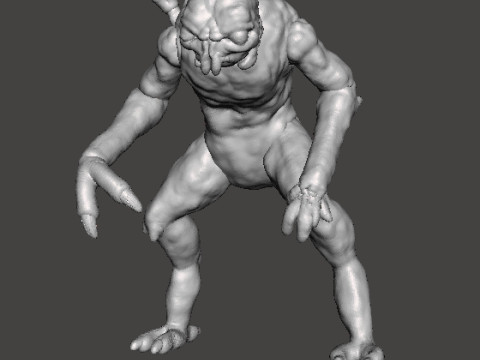 BRUNDLEFLY CLASSIC MONSTER MINIATURE MODEL HORROR OR FANTASY GAMES RPG DND 3D 打印模型