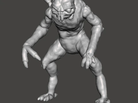 BRUNDLEFLY CLASSIC MONSTER MINIATURE MODEL HORROR OR FANTASY GAMES RPG DND 3D Print Model