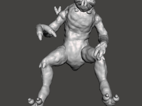 BRUNDLEFLY CLASSIC MONSTER MINIATURE MODEL HORROR OR FANTASY GAMES RPG DND 3D 打印模型