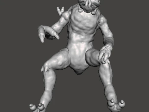 BRUNDLEFLY CLASSIC MONSTER MINIATURE MODEL HORROR OR FANTASY GAMES RPG DND 3D Print Model