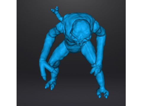 BRUNDLEFLY CLASSIC MONSTER MINIATURE MODEL HORROR OR FANTASY GAMES RPG DND 3D 打印模型