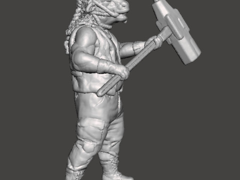 RE4 BRUTE MINIATURE MODEL FOR HORROR OR FANTASY GAMES RPG DND 3D printmodel