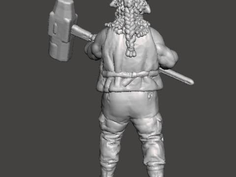 RE4 BRUTE MINIATURE MODEL FOR HORROR OR FANTASY GAMES RPG DND 3D printmodel