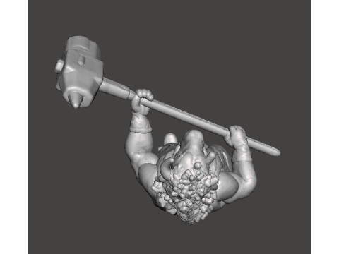RE4 BRUTE MINIATURE MODEL FOR HORROR OR FANTASY GAMES RPG DND 3D printmodel