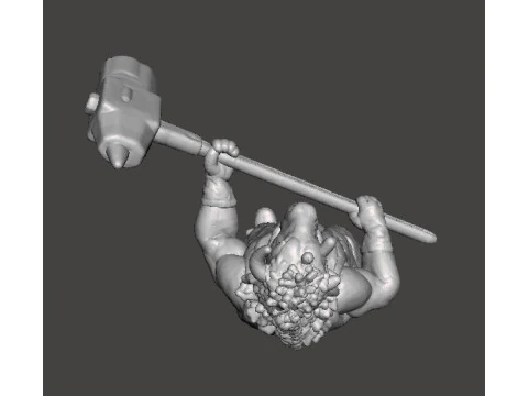 RE4 BRUTE MINIATURE MODEL FOR HORROR OR FANTASY GAMES RPG DND 3D Print Model