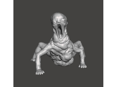 REV BABY FETUS MONSTER MINIATURE MODEL FOR HORROR OR FANTASY GAMES RPG DND 3Dプリントモデル