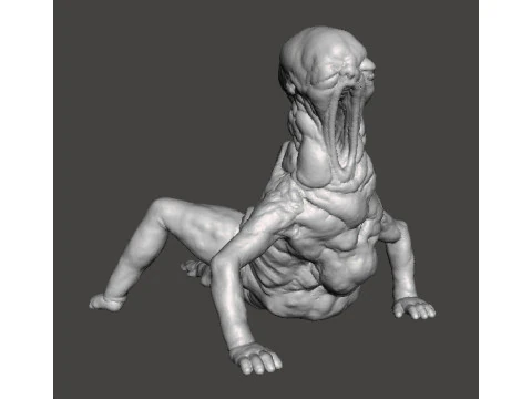 REV BABY FETUS MONSTER MINIATURE MODEL FOR HORROR OR FANTASY GAMES RPG DND 3D Print Model