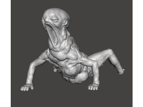 REV BABY FETUS MONSTER MINIATURE MODEL FOR HORROR OR FANTASY GAMES RPG DND 3D 프린트 모델