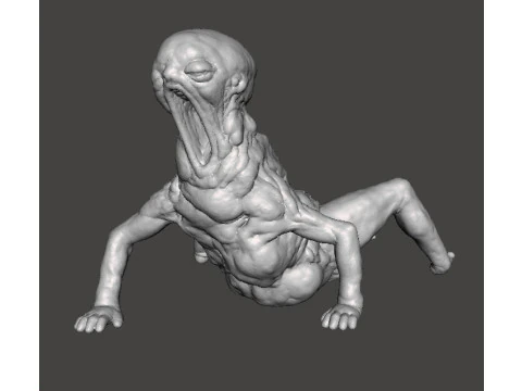 REV BABY FETUS MONSTER MINIATURE MODEL FOR HORROR OR FANTASY GAMES RPG DND 3D Print Model