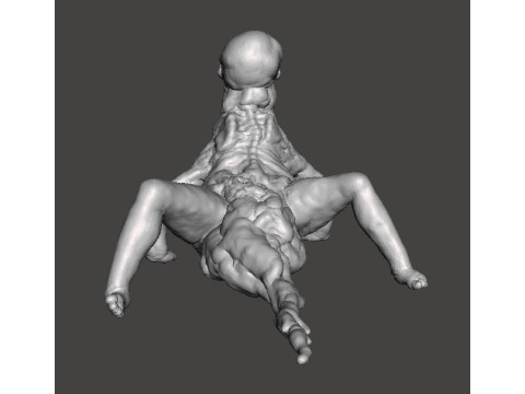 REV BABY FETUS MONSTER MINIATURE MODEL FOR HORROR OR FANTASY GAMES RPG DND 3D 프린트 모델