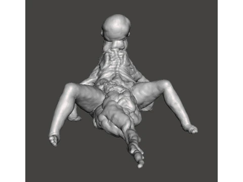 REV BABY FETUS MONSTER MINIATURE MODEL FOR HORROR OR FANTASY GAMES RPG DND 3D Print Model
