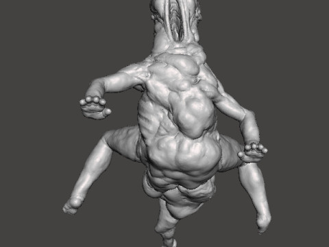 REV BABY FETUS MONSTER MINIATURE MODEL FOR HORROR OR FANTASY GAMES RPG DND 3D 프린트 모델