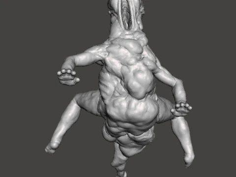 REV BABY FETUS MONSTER MINIATURE MODEL FOR HORROR OR FANTASY GAMES RPG DND 3D Print Model