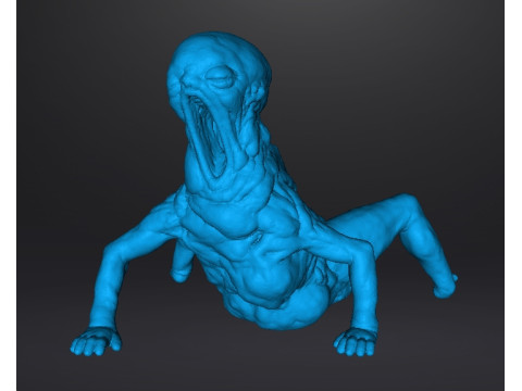 REV BABY FETUS MONSTER MINIATURE MODEL FOR HORROR OR FANTASY GAMES RPG DND 3D 프린트 모델
