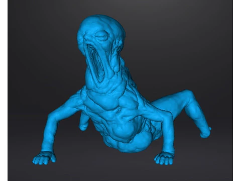 REV BABY FETUS MONSTER MINIATURE MODEL FOR HORROR OR FANTASY GAMES RPG DND 3D Print Model