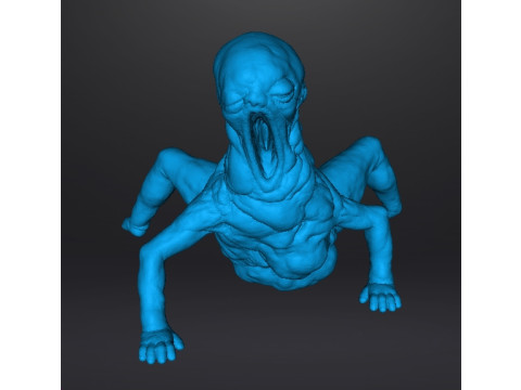 REV BABY FETUS MONSTER MINIATURE MODEL FOR HORROR OR FANTASY GAMES RPG DND 3D 프린트 모델