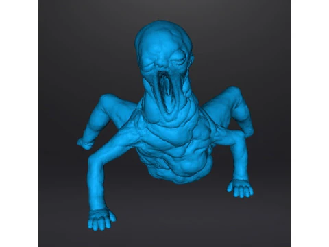 REV BABY FETUS MONSTER MINIATURE MODEL FOR HORROR OR FANTASY GAMES RPG DND 3D Print Model