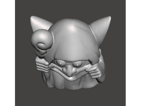 GOBLIN WITCH CHIBI HALLOWEEN VINTAGE FIGURE MODEL STATUE ORNAMENT 3D Print Model