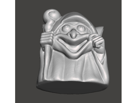 GOBLIN WITCH CHIBI HALLOWEEN VINTAGE FIGURE MODEL STATUE ORNAMENT 3D Print Model