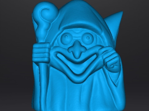 GOBLIN WITCH CHIBI HALLOWEEN VINTAGE FIGURE MODEL STATUE ORNAMENT 3D Print Model