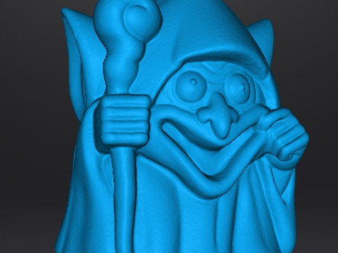 GOBLIN WITCH CHIBI HALLOWEEN VINTAGE FIGURE MODEL STATUE ORNAMENT 3D Print Model