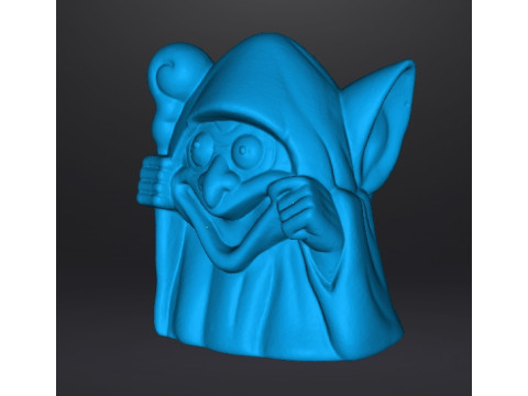 GOBLIN WITCH CHIBI HALLOWEEN VINTAGE FIGURE MODEL STATUE ORNAMENT 3D Print Model
