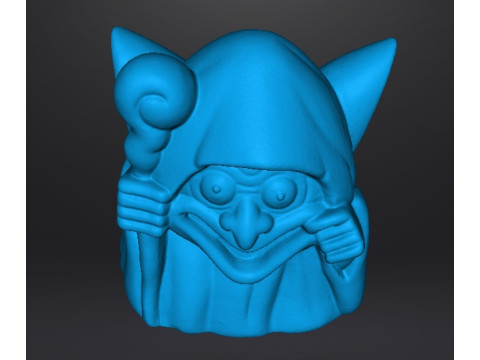 GOBLIN WITCH CHIBI HALLOWEEN VINTAGE FIGURE MODEL STATUE ORNAMENT 3D Print Model