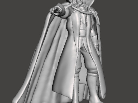 DRACULA VAMPIRE CASTLEVANIA MONSTER MINIATURE MODEL FOR HORROR OR FANTASY GAMES RPG DND 3D Принт Модель
