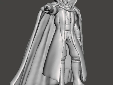 DRACULA VAMPIRE CASTLEVANIA MONSTER MINIATURE MODEL FOR HORROR OR FANTASY GAMES RPG DND 3D Print Model