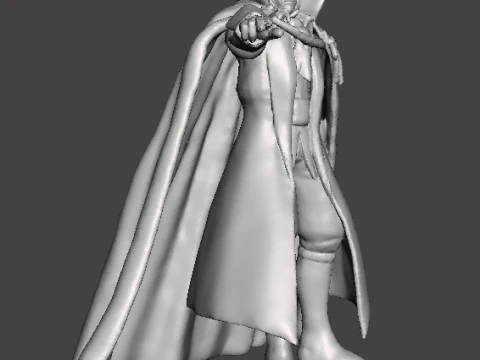 DRACULA VAMPIRE CASTLEVANIA MONSTER MINIATURE MODEL FOR HORROR OR FANTASY GAMES RPG DND 3D Print Model