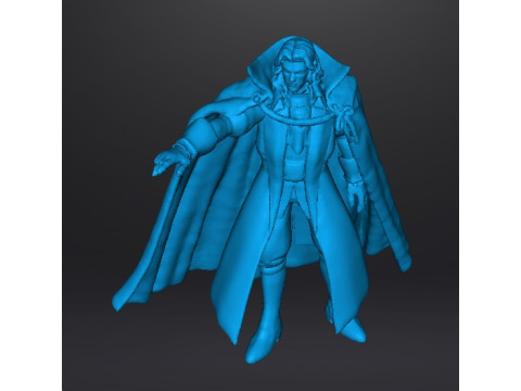 DRACULA VAMPIRE CASTLEVANIA MONSTER MINIATURE MODEL FOR HORROR OR FANTASY GAMES RPG DND 3D Принт Модель