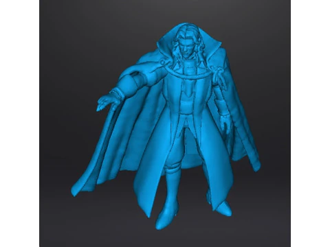 DRACULA VAMPIRE CASTLEVANIA MONSTER MINIATURE MODEL FOR HORROR OR FANTASY GAMES RPG DND 3D Print Model