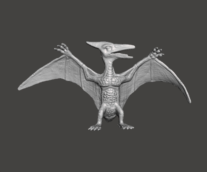 JP PTERODACTYL FIGURE MODEL ANIMAL CREATURE WILDLIFE Modelo de impresión 3D .c4d .max .obj .3ds .fbx .stl .blend