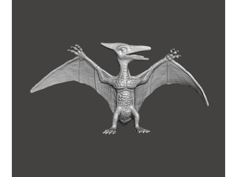 JP PTERODACTYL FIGURE MODEL ANIMAL CREATURE WILDLIFE Modelo de impresión 3D