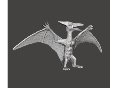 JP PTERODACTYL FIGURE MODEL ANIMAL CREATURE WILDLIFE Modelo de impresión 3D