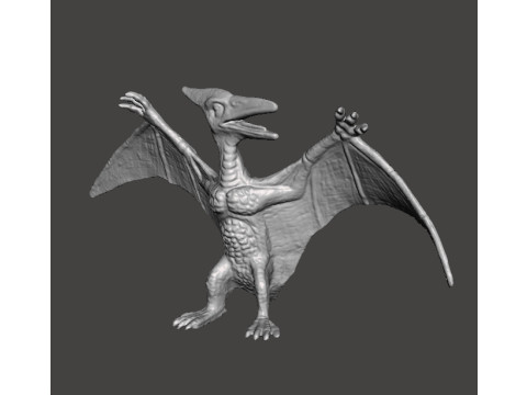 JP PTERODACTYL FIGURE MODEL ANIMAL CREATURE WILDLIFE Modelo de impresión 3D