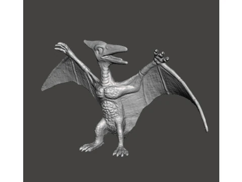 JP PTERODACTYL FIGURE MODEL ANIMAL CREATURE WILDLIFE 3D Print Model