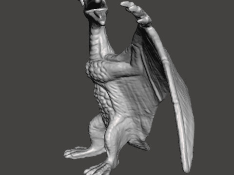 JP PTERODACTYL FIGURE MODEL ANIMAL CREATURE WILDLIFE Modelo de impresión 3D