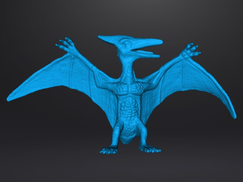 JP PTERODACTYL FIGURE MODEL ANIMAL CREATURE WILDLIFE Modelo de impresión 3D