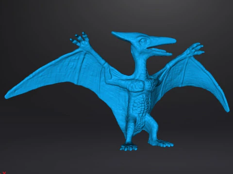 JP PTERODACTYL FIGURE MODEL ANIMAL CREATURE WILDLIFE 3D Print Model