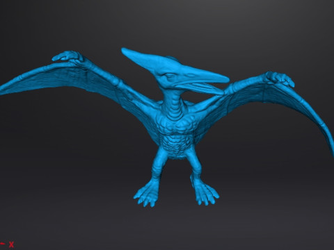 JP PTERODACTYL FIGURE MODEL ANIMAL CREATURE WILDLIFE Modelo de impresión 3D