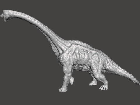 JP BRACHIOSAURUS REALISTIC FIGURE MODEL DINOSAUR MONSTER RPG DND 3D प्रिंट मॉडल